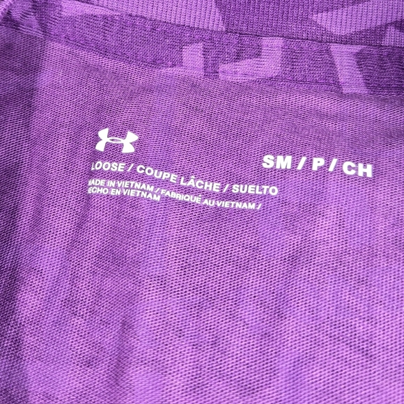 NWT UA UNDER ARMOUR Black History Month Liberation Short Sleeve Purple T-Shirt - Picture 6 of 7